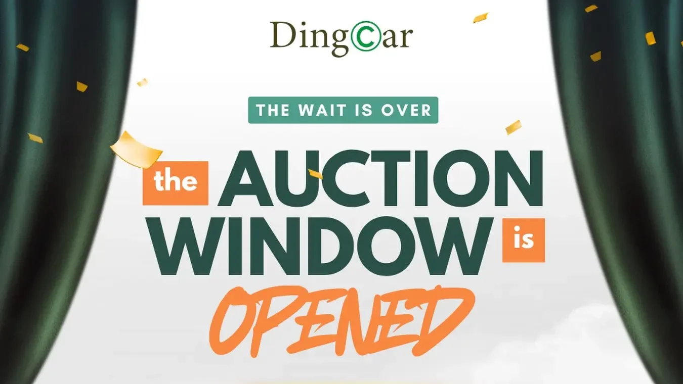 Dingcar's first onlive auction is live